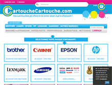 Tablet Screenshot of cartouchecartouche.fr